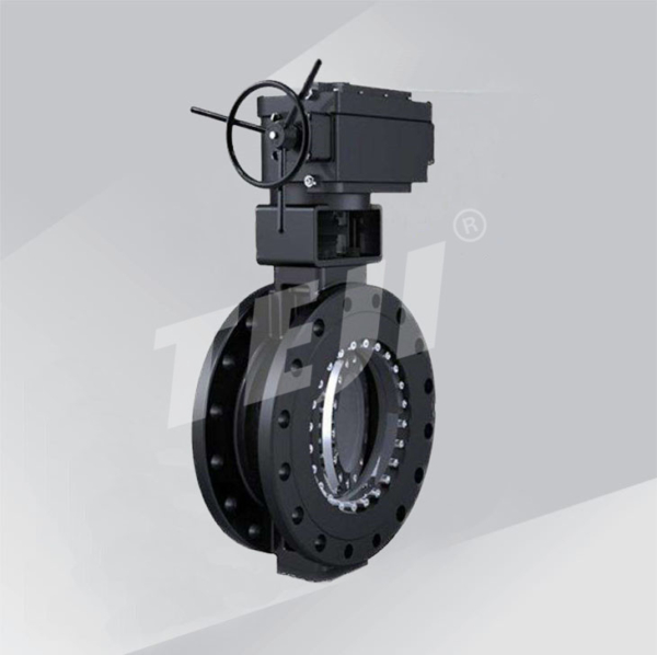 double flange triple offset butterfly valve