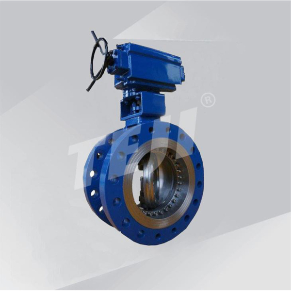 electric triple offset butterfly valve