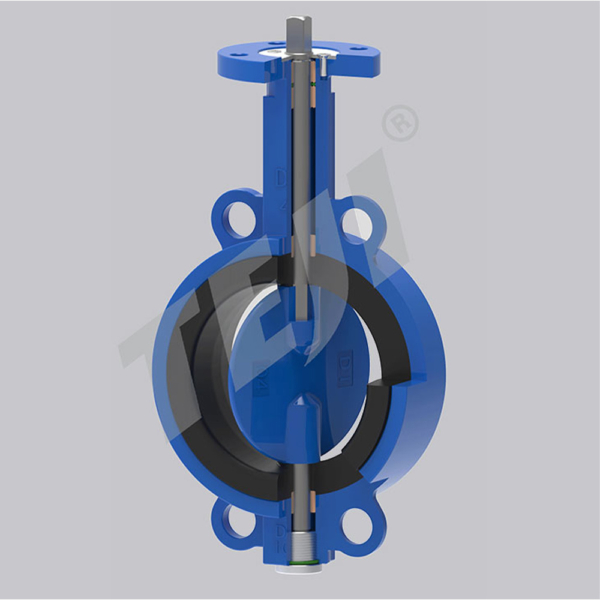 wafer type concentric butterfly valve